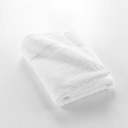Drap de douche 70 x 130 cm eponge unie elegance Blanc