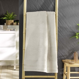 Drap de douche 70 x 130 cm eponge unie tendresse Lin