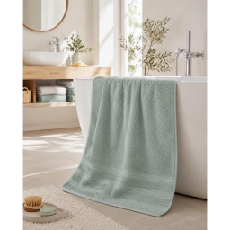 Drap de Douche Spa 70 x 140 cm 100% Coton 400 gr/m&sup2; - Menthe