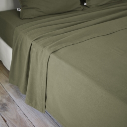 Drap plat 240 x 300 cm flanelle chaude Candice Romatin