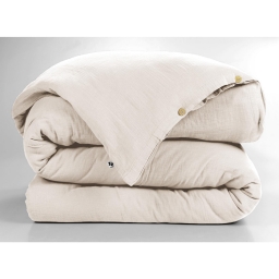 Housse de couette 200 x 200 cm double gaze de coton Gaïa Pampa