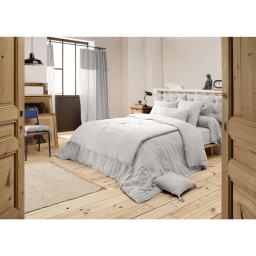 Housse de couette 280 x 240 cm King Size - Double gaze - MILA Nuage