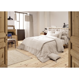 Housse de couette double gaze de coton luxe 240 x 220 cm Gaia Pampa