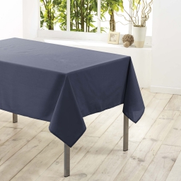 Nappe rectangle 140 x 250 cm polyester uni essentiel Beton
