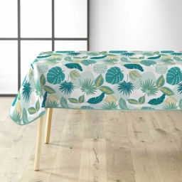 Nappe Rectangulaire 140 x 240 cm PVC Textilia Plantania - Bleu