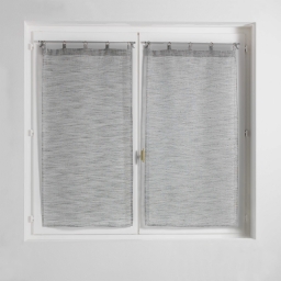 Paire droite anneaux 2 x 60 x 120 cm voile tisse milza Anthracite