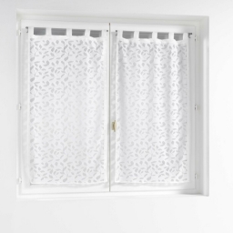 Paire droite passants 2 x 60 x 160 cm maille manon Sans