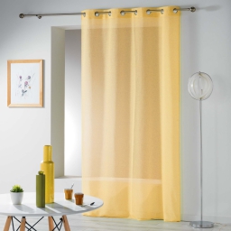 Panneau a oeillets 140 x 240 cm etamine crash telma Jaune
