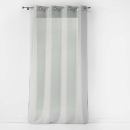 Panneau a oeillets 140 x 240 cm etamine unie etamina Gris