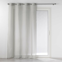 Panneau a oeillets 140 x 240 cm polycoton selena Gris