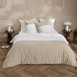 PARURE 3 P. 240 x 220 CM COTON UNI 57 FILS+COTON TISSE GABRIELLE
