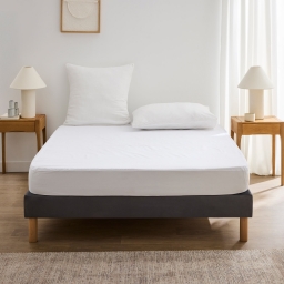 Protege matelas 140 x 190 cm en eponge imperm&eacute;able anti acarien