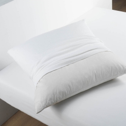 Protege oreiller 65 x 65 cm molleton molly Blanc