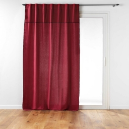 Ridea passant cache-volants en coton 140 x 240 cm Mistraline Bordeaux