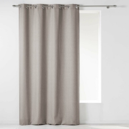 Rideau a oeillets 140 x 260 cm chambray uni newton Lin
