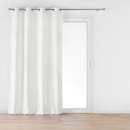 Rideau a oeillets 140 x 260 cm velours jacquard mika Blanc