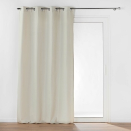 Rideau tamisant 135 x 260 cm isolant thermique Micropolar Naturel