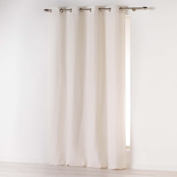 Rideau uni 140x 260 cm Absolu en microfibre Naturel
