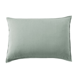 Taie d'Oreiller 50 x 70 cm en Lyocell Uni Lysandre Vert Lichen