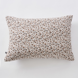 Taie d'oreiller 50x70 cm en double gaze de coton imprimée Léonie