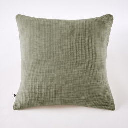 Taie d'Oreiller 60 x 60 cm Quadruple Gaze de Coton 220 g/m&sup2; Bella Romarin