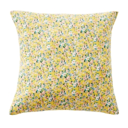 Taie d'oreiller 60x60 cm en double gaze de coton imprimée Manon