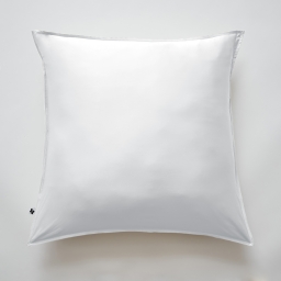 Taie d'oreiller 63 x 63 cm satin de bambou Salomé Blanc