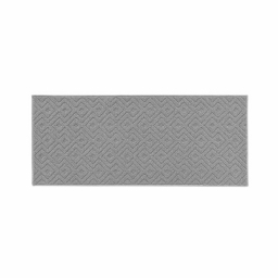 Tapis anti dérapant  rectangle 50 x 120 cm bouclette Losi Gris