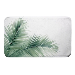 Tapis de bain 45 x 75 cm microfibre imprimee havane des. place Sans