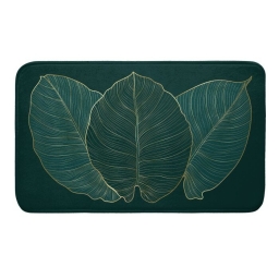Tapis de bain 45 x 75 cm microfibre imprimee jade des. place Sans