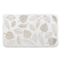 Tapis de bain 45 x 75 cm microfibre imprimee metallisee joya des. place Sans