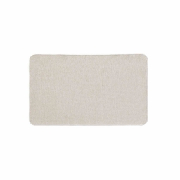 Tapis rectangle 45 x 75 cm tisse uni simeo Naturel