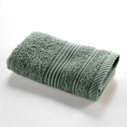 Serviette invit&eacute; &ndash; 30 x 50 cm &ndash; &eacute;ponge unie &ndash; 500 g/m&sup2; &ndash; TENDRESSE C&egrave;dre