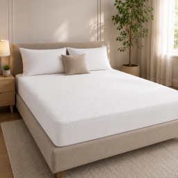 Prot&egrave;ge-Matelas Molleton 160 x 200 cm &ndash; Douceur & Protection au Quotidien