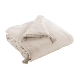Bout de Lit 90 x 200 cm – Double Gaze de Coton – Pampa