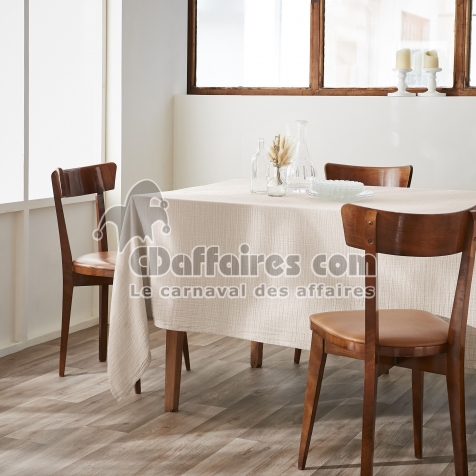 Nappe rectangulaire 150 x 250 cm &ndash; Double gaze de coton &ndash; Ga&iuml;a Pampa