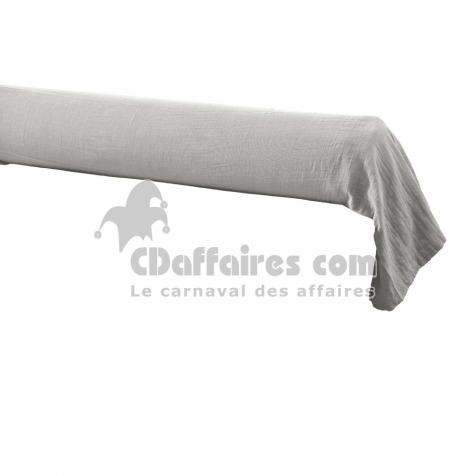 Taie de traversin gaze de coton Ga&iuml;a &ndash; 85 x 185 cm - Nuage