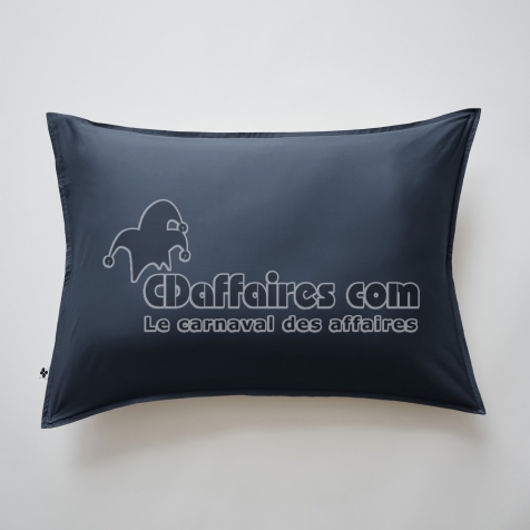 Taie d&rsquo;Oreiller 50 x 70 cm &ndash; Satin de Bambou &ndash; Salom&eacute; Minuit