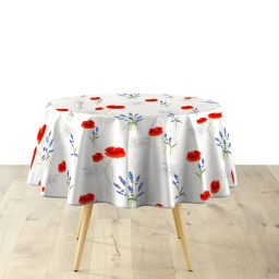 Nappe Ronde Ø160 cm – PVC Imperméable – Facile d’Entretien - SISTERON