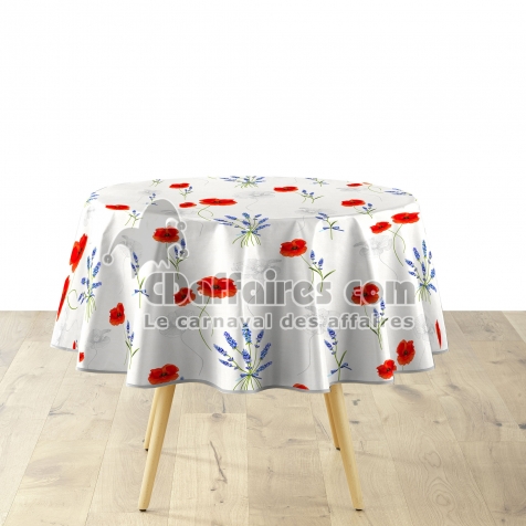Nappe Ronde Ø160 cm – PVC Imperméable – Facile d’Entretien - SISTERON