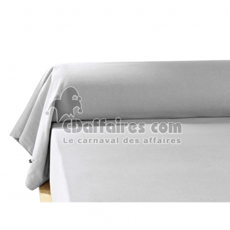 Taie de Traversin 85 x 185 cm – Flanelle Chaude – Candice Gris Chambré