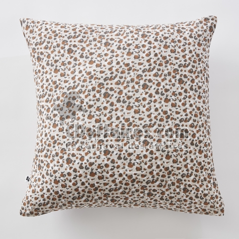 Taie d&rsquo;oreiller 60 x 60 cm &ndash; Double gaze de coton imprim&eacute;e L&Eacute;ONIE
