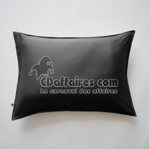 Taie d&rsquo;Oreiller 50 x 70 cm &ndash; Satin de Bambou &ndash; Salom&eacute; Truffe