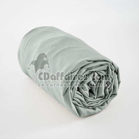 Drap housse King Size 180 x 200 cm en satin de bambou &ndash; Salom&eacute; Eucalyptus &ndash; Bonnet 30 cm