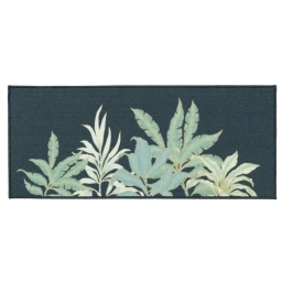 Tapis rectangle 50x120 cm &ndash; Vayana &ndash; 100% Polyamide &ndash; Finition surjet &ndash; Dessous antid&eacute;rapant