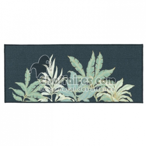 Tapis rectangle 50x120 cm &ndash; Vayana &ndash; 100% Polyamide &ndash; Finition surjet &ndash; Dessous antid&eacute;rapant