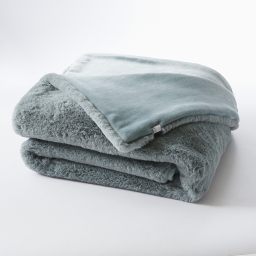 Plaid Ultra Doux Imitation Fourrure – Sven Bleu Arctique – 140 x 200 cm