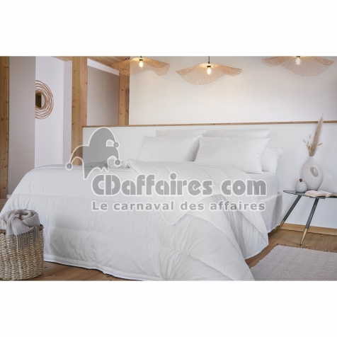 Couette 260 x 240 cm &ndash; CELESTE &ndash; Coton 57 fils &ndash; Anti-Acariens &ndash; 350 g/m&sup2;