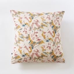 Taie d&rsquo;oreiller 60 x 60 cm &ndash; Gaze de coton imprim&eacute;e CLARENCE