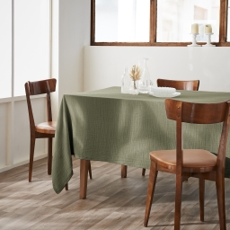 Nappe rectangulaire 150 x 350 cm &ndash; Double gaze de coton &ndash; Ga&iuml;a Romarin